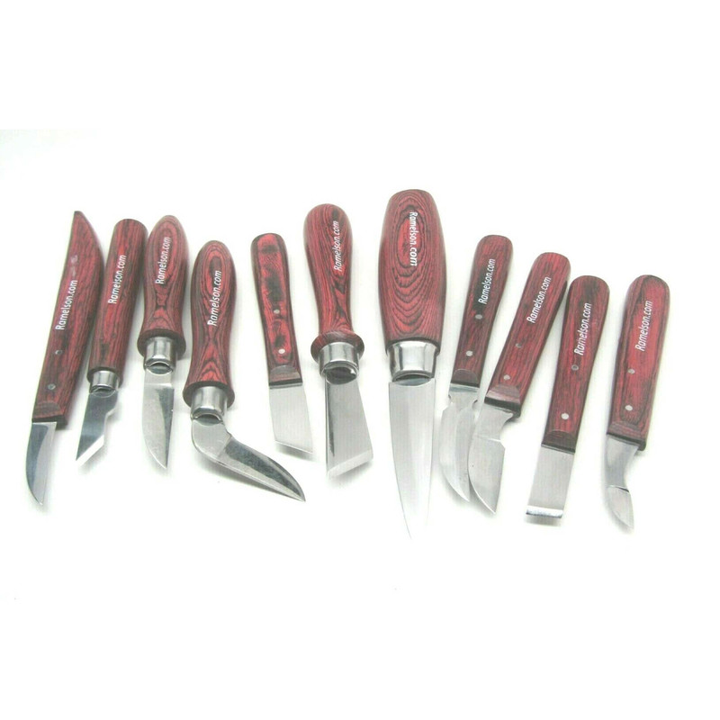 Woodcarving Chip Knives - 11 Piece